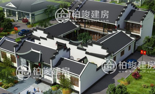 一层半徽派别墅设计
