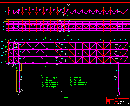 室外广告牌1钢结构施工图