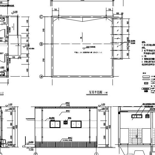 美丽乡村，公厕革命---适用于北方地区不同用地尺寸的乡村公厕施工图（三）