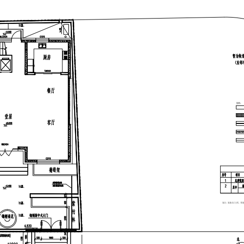 二层小楼的建筑图纸