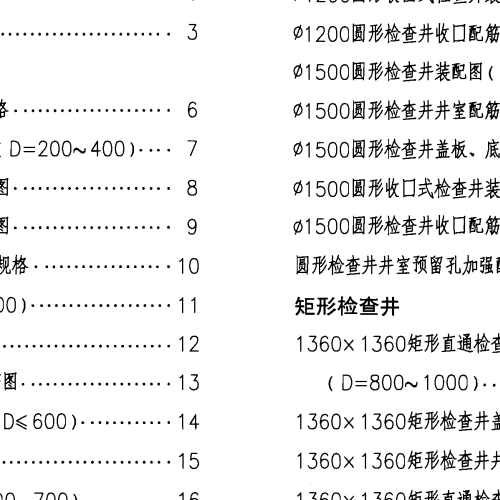 排水检查井06MS201-5