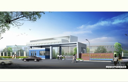 工业厂大门传达室建筑施工图