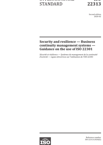 ISO 22313-2020  公共安全 业务连续性管理体系 指南(英文版)